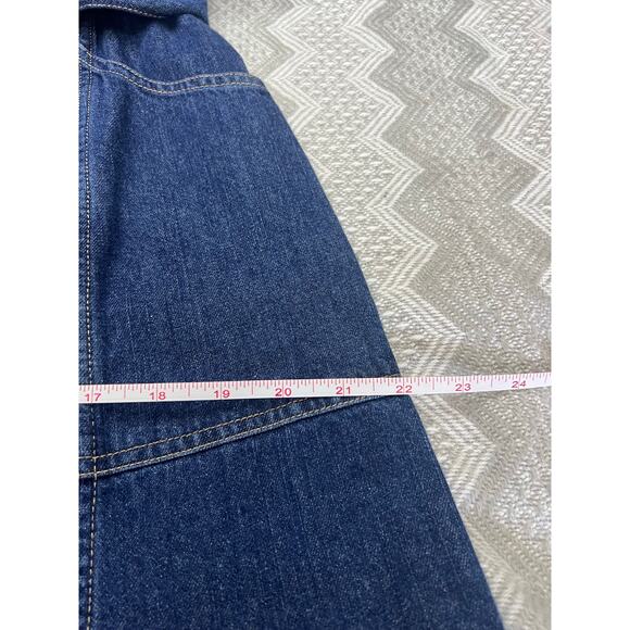 Sundance Poppy Denim Maxi Dress in Light Wash, size 8 Western Coastal Cowgirl - Picture 14 of 15